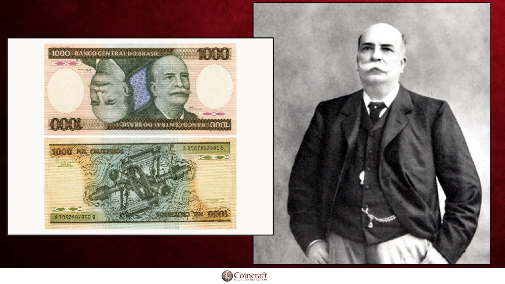 Brazil Cruzeiro Featuring José Maria da Silva Paranhos Júnior (1845 - 1912) - Coincraft